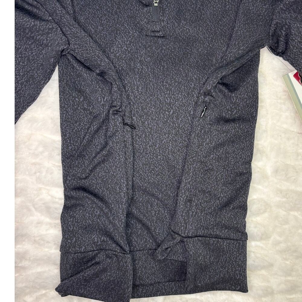 NWT Mondetta Unisex Small 1/4 Zip Performance Pullover Long Sleeve Gray Sweater - Picture 5 of 8